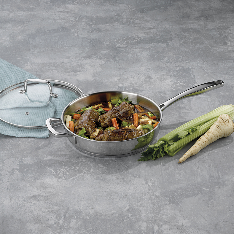 Дълбок тиган с капак KELA Flavoria – Ø 24 см | be4home.com